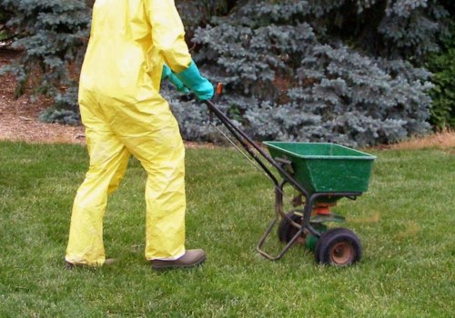 When to apply pest control to lawn?
